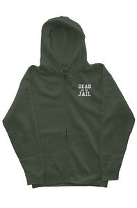 The Standard Zip Heavyweight Hoodie (green)